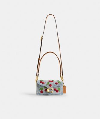 タビー ショルダー バッグ 20・チェリー エンブロイダリー | COACH 