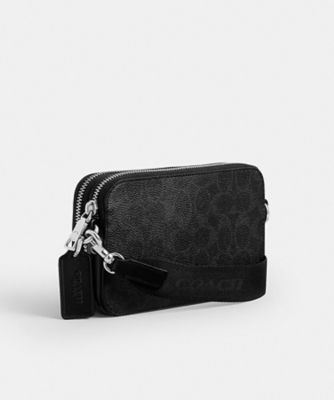 クリントン クロスボディ バッグ・シグネチャー キャンバス | COACH 