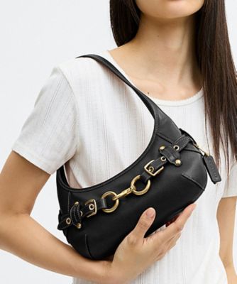 COACH エルゴ 9047 ショルダーバッグ トートバッグ レザー ブラック 