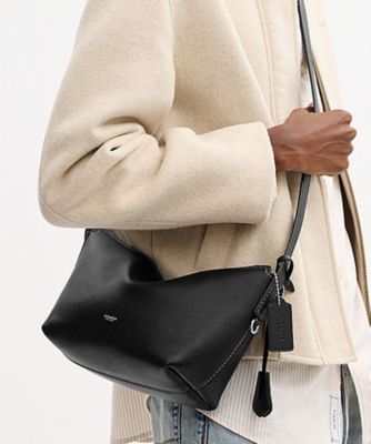 COACH コーチ ワンショルダーバッグ キャンバス レッド ボーボー 