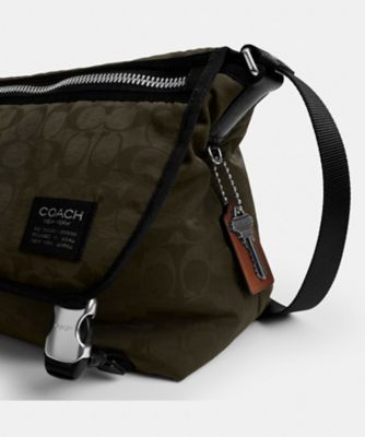 COACH コーチ ショルダーバッグ シグネチャー デニム カメラバッグ 