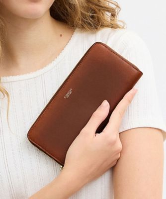 COACH コーチ 長財布 ソーホー バックル ロングウォレット ベージュ 