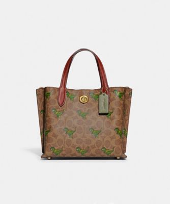 ウィロウ トート 24・シグネチャー キャンバス・レキシー プリント 