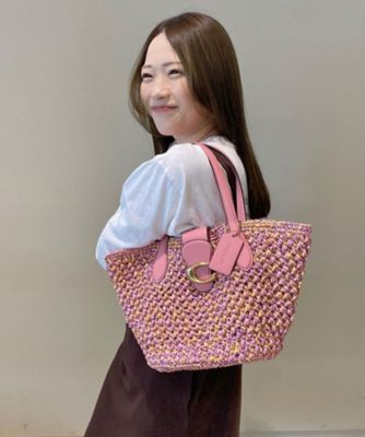 COACH】折りたたみトートバッグ 収納ポーチ付き パーカー オセロット 