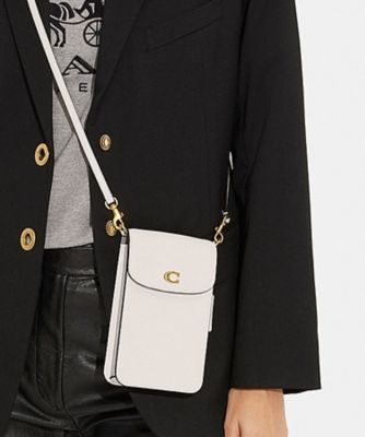 未使用級美品】COACH コーチ 現行 フォーン 曇っ クロスボディ ブラック