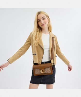 タビー ショルダー バッグ 26・シグネチャー キャンバス | COACH 