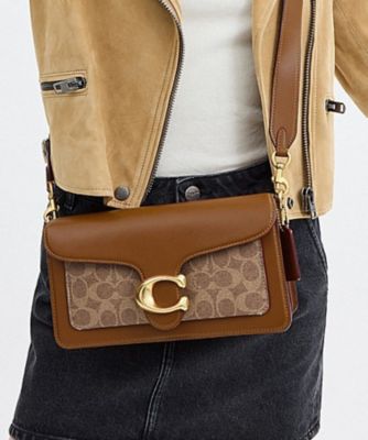 COACH/コーチ タビー ショルダー バッグ 26・シグネチャー キャンバス BROWN 旅行用かばん・バッグ【三越伊勢丹/公式】
