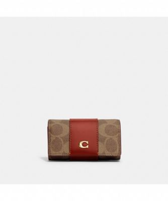 6 リング キー ケース・シグネチャー キャンバス | COACH/コーチ 
