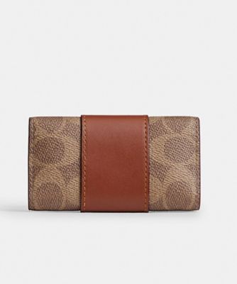 6 リング キー ケース・シグネチャー キャンバス | COACH/コーチ  