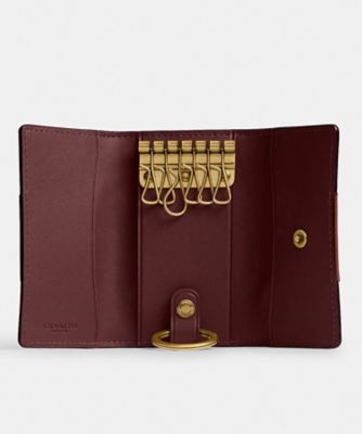 6 リング キー ケース・シグネチャー キャンバス | COACH/コーチ 