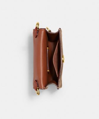 COACH バッグ ホーボー クロスボディ シグネチャー キャンバス モス 