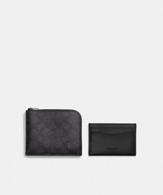 3－IN－1 Lジップ ウォレット・シグネチャー キャンバス 