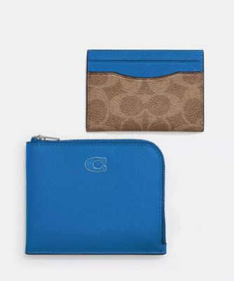 3－IN－1 Lジップ ウォレット・シグネチャー キャンバス | COACH 