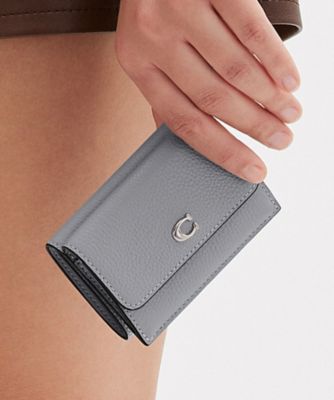 COACH ミニ トライフォールド 有り難い ウォレット