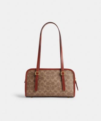COACH シグネチャー スピン 27 キャンパス スウィング ジップ 