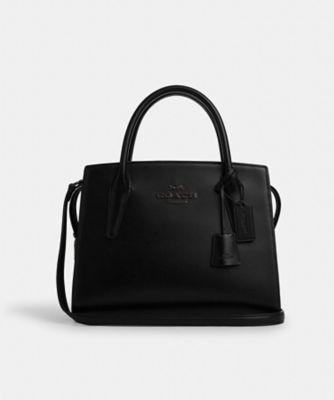 COACH】アンドレア キャリーオール (CP081 J1BLK） （ラージ 