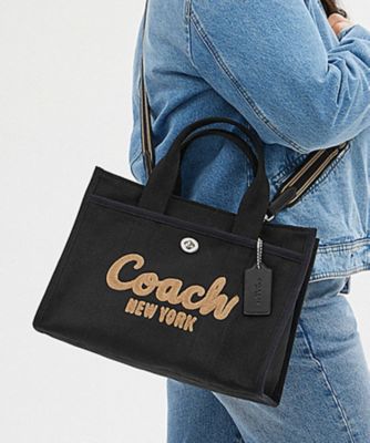 COACH/コーチ カーゴ トート BLACK 旅行用かばん・バッグ【三越伊勢丹/公式】