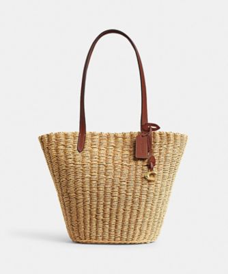 スモール ストロー トート（かごバッグ） | COACH/コーチ | 三越伊勢丹 