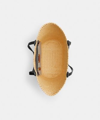コーチ ホーボー レガシー ストロー ワンショルダーバッグ COACH 金具 
