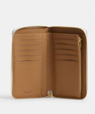 エッセンシャル ミディアム ジップ アラウンド ウォレット | COACH 