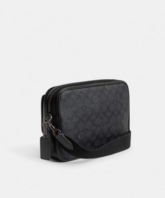 極美品] COACH おしかっ コーチ サンダル シグネチャー 黒