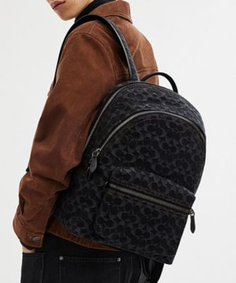 チャーター バックパック・シグネチャー デニム | COACH/コーチ | 三越 