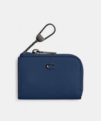 COACH/コーチ Lジップ キー ケース BLUE ハンドバッグ・財布【三越伊勢丹/公式】