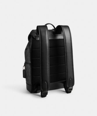 リーグ フラップ バックパック・シグネチャー キャンバス | COACH 
