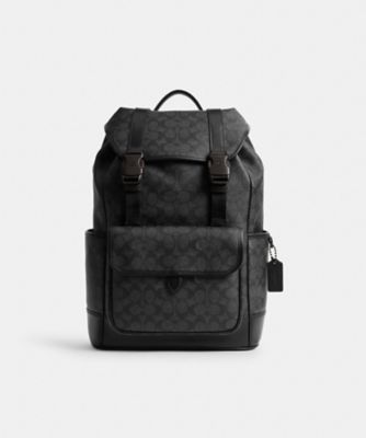 リーグ フラップ バックパック・シグネチャー キャンバス | COACH 
