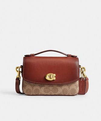 キャシー クロスボディ バッグ 17・シグネチャー キャンバス | COACH 
