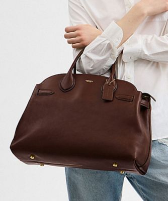 COACH/コーチ ソフト エンパイア キャリーオール バッグ 40 BROWN 旅行用かばん・バッグ【三越伊勢丹/公式】