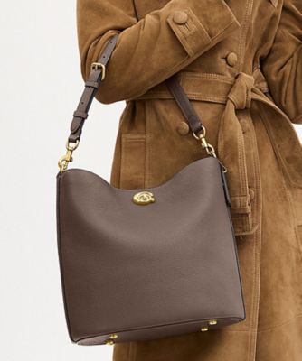 COACH/コーチ ウィロウ ソフト バケット バッグ BROWN 旅行用かばん・バッグ【三越伊勢丹/公式】