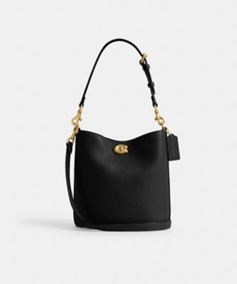 COACH/コーチ ウィロウ ソフト バケット バッグ 19 BLACK 旅行用かばん・バッグ【三越伊勢丹/公式】