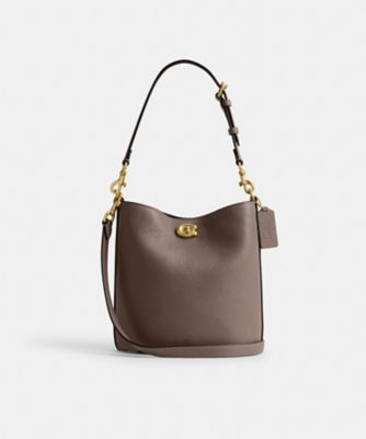 COACH/コーチ ウィロウ ソフト バケット バッグ 19 BROWN 旅行用かばん・バッグ【三越伊勢丹/公式】