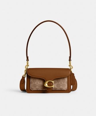 タビー ショルダー バッグ 20・シグネチャー キャンバス | COACH 