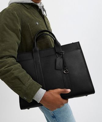 COACH/コーチ ウェスリー トート BLACK 旅行用かばん・バッグ【三越伊勢丹/公式】