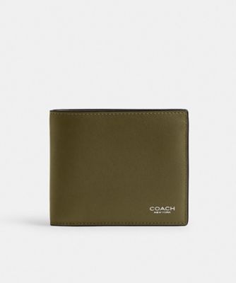 COACH/コーチ 3-IN-1 ウォレット GREEN 財布・マネークリップ【三越伊勢丹/公式】
