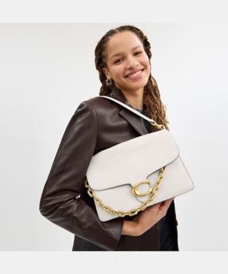 コーチ チェーン ショルダーバッグ チェーン タビー ショルダー バッグ  