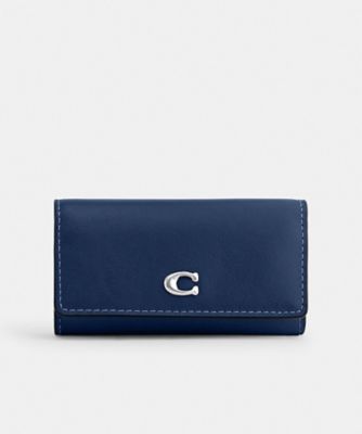 COACH/コーチ 6 リング キー ケース BLUE ハンドバッグ・財布【三越伊勢丹/公式】