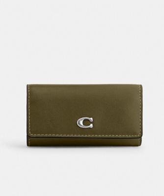 COACH/コーチ 6 リング キー ケース GREEN ハンドバッグ・財布【三越伊勢丹/公式】