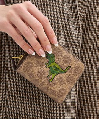 COACH/コーチ ビルフォールド ウォレット・シグネチャー キャンバス・レキシー プリント BEIGE 財布・マネークリップ【三越伊勢丹/公式】