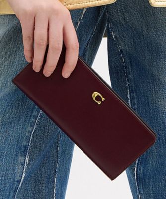 COACH/コーチ エッセンシャル スキニー ウォレット RED 財布・マネークリップ【三越伊勢丹/公式】