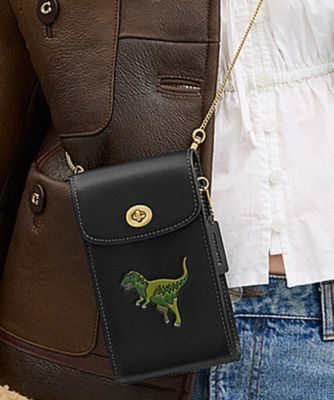 ターンロック フォーン クロスボディ・レキシー プリント COACH  