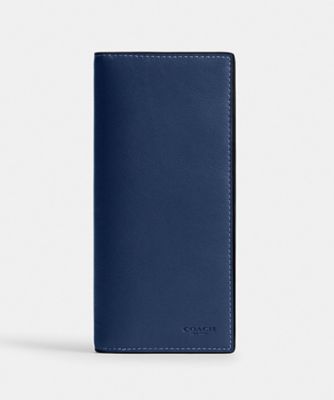 COACH/コーチ ブレスト ポケット ウォレット BLUE 財布・マネークリップ【三越伊勢丹/公式】