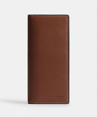 COACH/コーチ ブレスト ポケット ウォレット BROWN 財布・マネークリップ【三越伊勢丹/公式】