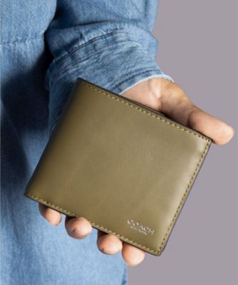 COACH/コーチ コイン ウォレット GREEN 財布・マネークリップ【三越伊勢丹/公式】
