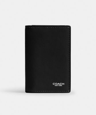 COACH/コーチ バイフォールド カード ケース BLACK 名刺入れ【三越伊勢丹/公式】