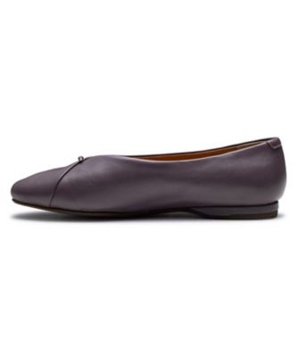 REGAL F10S フラットパンプス パープル フラットシューズ