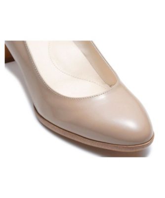 リーガル F14J プレーンパンプス ベージュエナメル パンプス