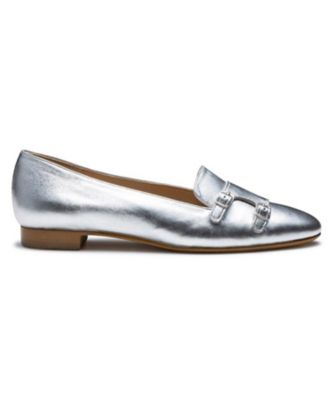 ＜REGAL (Women/Men)＞ＲＥＧＡＬ　Ｆ５６Ｒ　ダブルモンクフラットシューズ　シルバー　フラットシューズ